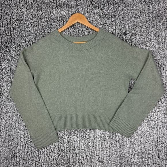 Abound Boxy Sweater Halo Green Women's Size Small Baggy Soft Comfortable S - Picture 2 of 11